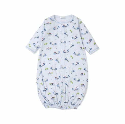 Kissy Kissy East Bound Train Print Convertible Gown F22ET14P