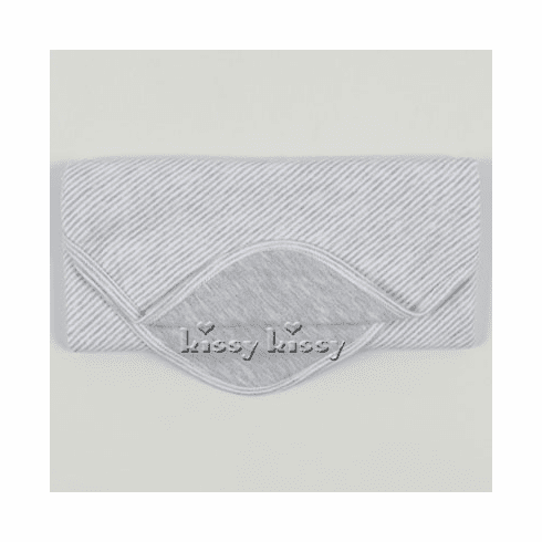 Kissy Kissy Essentials Grey Stripe Blanket 387-08Grey