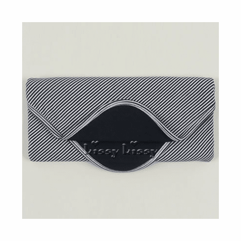 Kissy Kissy Essentials Navy Stripe Blanket 387-08Navy