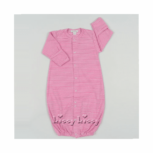 Kissy Kissy Essentials Stripe Convertible Gown 387-14stfuchsia