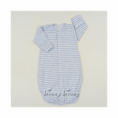 Kissy Kissy Essentials Stripe Convertible Gown 387-14stmultbluegrey