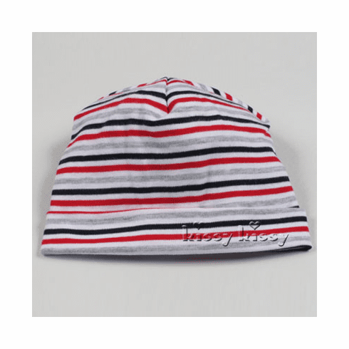Kissy Kissy Essentials stripe hat red