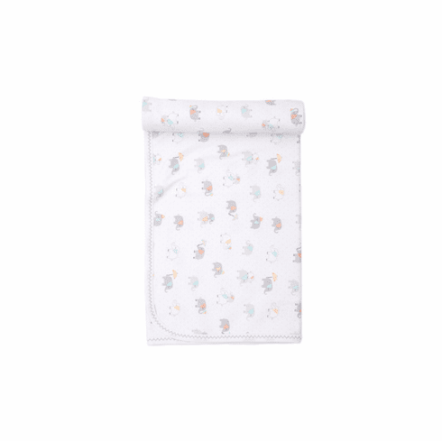 Kissy Kissy Everyday Elephants Print Blanket F20EE08P