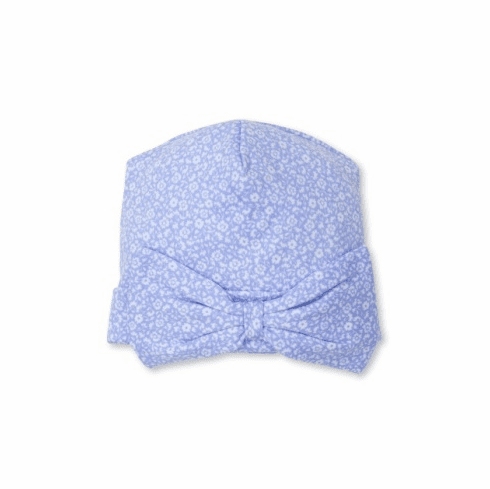 Kissy Kissy Fall Flower Patch Print Hat KKF24FFP06Pblue