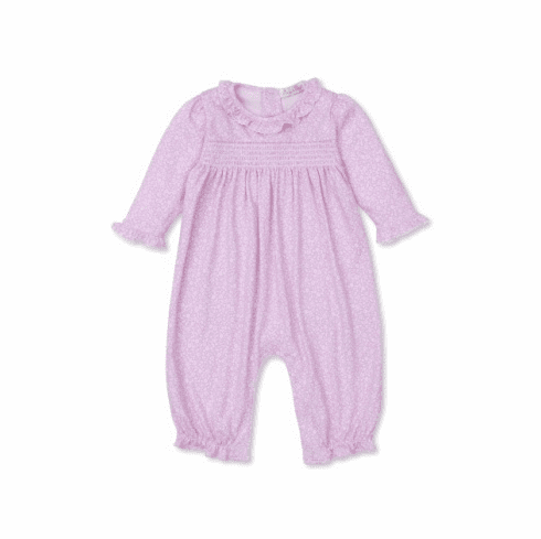 Kissy Kissy Fall Flower Patch Print Playsuit KKF24FFP10Ppink