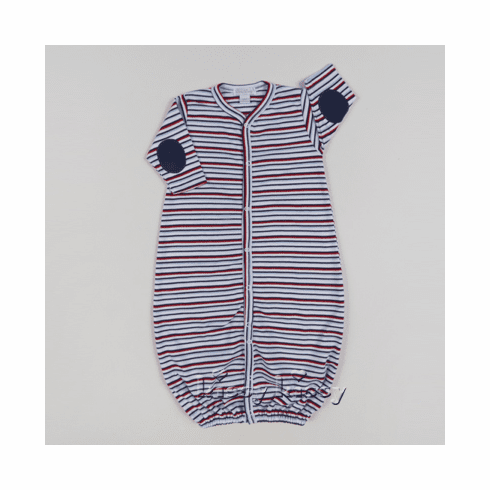 Kissy Kissy First Responder Stripe Conv. Gown F16357-14ST