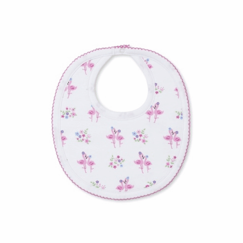 Kissy Kissy Flamingo Flower Print Bib  S24FF13P