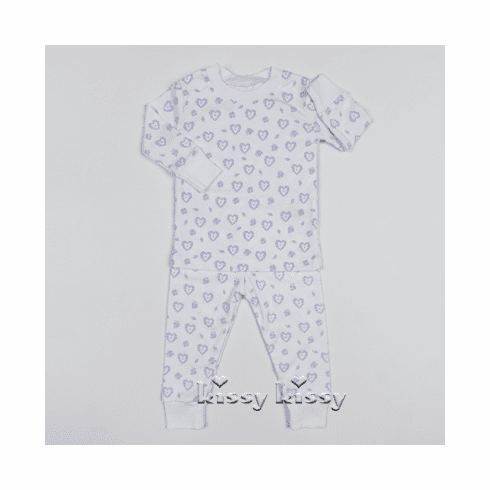 Kissy Kissy Fleur De L'Amour Print Pajamas F17433-190Ppinkc