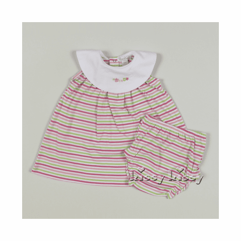 Kissy Kissy Flirty Flamingos Slvlss. Dress w/Diap. Cov. S15254-34