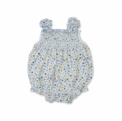 Kissy Kissy Floral Fantasy Print Bubble SFF44Pblue