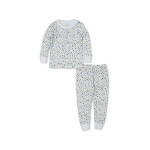 Kissy Kissy Floral Fantasy Print Long Pajamas SF190Pbluet