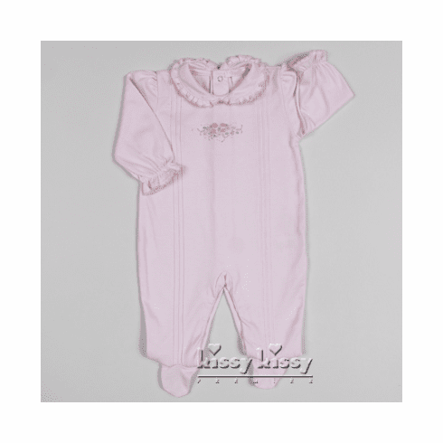 Kissy Kissy Flower Bouquet Footie with Collar F13802-04C