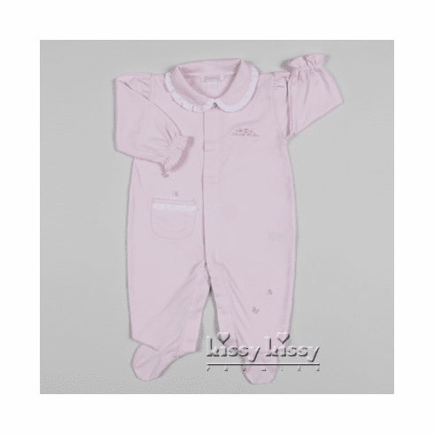Kissy Kissy Flutter Footie w/Collar S14807-04C