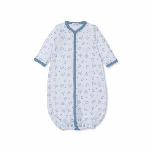 Kissy Kissy Footbal Kicks Print Convertible Gown KKF24FK14Pblue