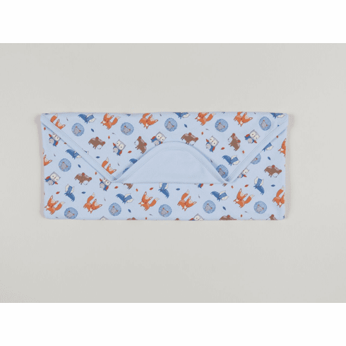 Kissy Kissy Forest Critters Print Blanket.