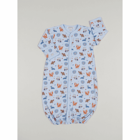 Kissy Kissy Forest Critters Print Convertible Gown.