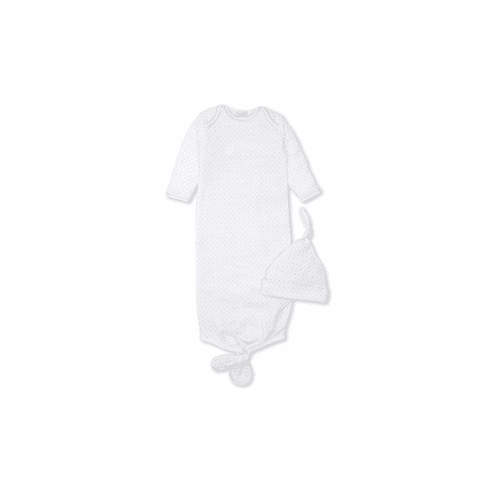 Kissy Kissy Fox Fiesta Dot Sack with Hat Set F20FF1106DotSilver