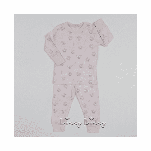 Kissy Kissy Foxy Print Pajamas F17437-190Ppinkc