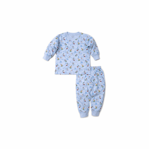 Kissy Kissy Frosty Friends Print Two Piece Pajamas F19FF190Pbluec