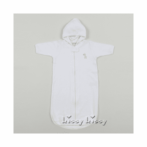 Kissy Kissy Fun And Games Dots TERRY Hooded Bath Sack F15278T-96pink