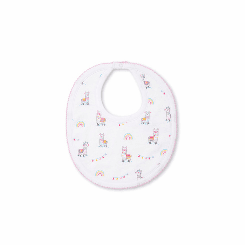 Kissy Kissy Fun Loving Llamas Print Bib F20FLL13P