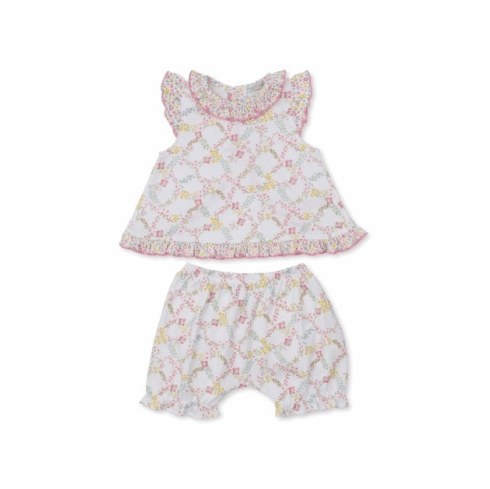 Kissy Kissy Garden Trellis Sunsuit Set Mix SS25G42