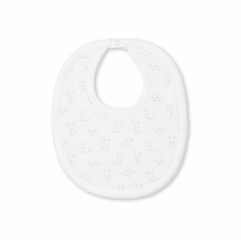 Kissy Kissy Gingham Bunnies Bib S22GB13Ppink