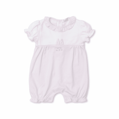 Kissy Kissy Gingham Bunnies Short Pink and White Playsuit S22GB23Ppink