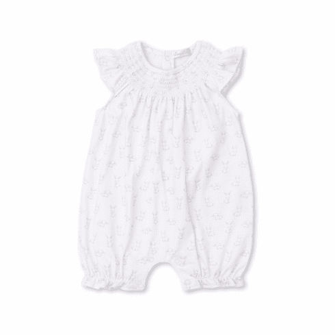 Kissy Kissy Gingham Bunnies Short Print Playsuit S22GB23Ppink