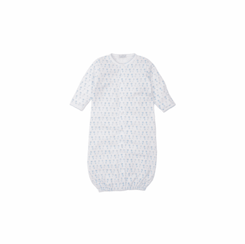 Kissy Kissy Giraffe Giggles Print Convertible Gown F20GG14PBlue