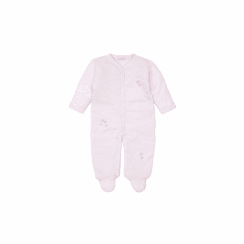 Kissy Kissy Giraffe Giggles Stripe Footie F20GG04SPink