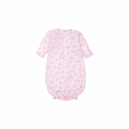 Kissy Kissy Glitter Swans Print Convertible Gown F20GS14P