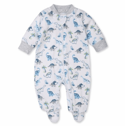 Kissy Kissy Happy Saurus Print Footie with Zipper S21HS04PZ