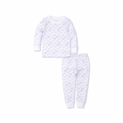 Kissy Kissy Heart to Heart Long Pajamas HtH190Plilac