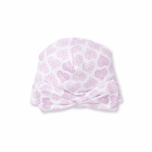 Kissy Kissy Heart to Heart Print Hat HtH06Ppink
