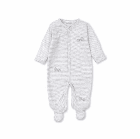 Kissy Kissy Hedgehog Haven Stripe Footie F21HH04ST