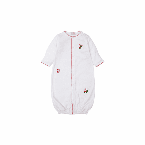 Kissy Kissy Here Comes Santa Emb. Convertible Gown F20HCS14Em