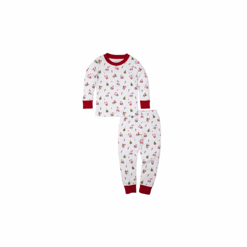 Kissy Kissy Here Comes Santa Print Pajamas F20HCS190Pc