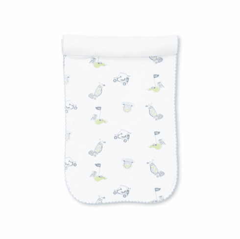 Kissy Kissy Hole in One Print Burp S23HIO30Pblue