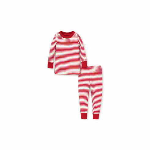 Kissy Kissy Holidaze Stripe Two Piece Pajamas F19HD190STc