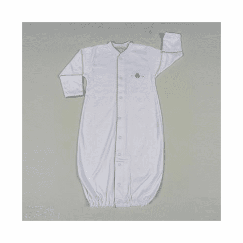 Kissy Kissy Homeward Bound Embroidered Convertible Gown-Frog