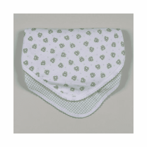 Kissy Kissy Homeward Bound Frog Printed Blanket with Gingham 313-08PGFrog