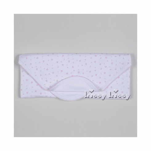 Kissy Kissy Homeward Bound Print Towel and Mitt 313-09PN - Heart