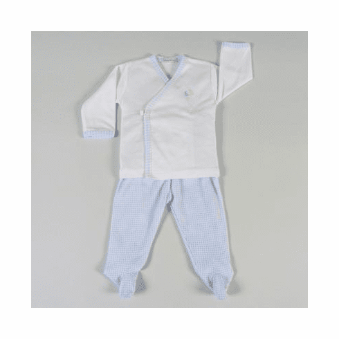 Kissy Kissy Homeward Footed Pant Set 334-21blue