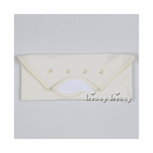 Kissy Kissy Homeward Gingham Blanket 334-08 - Chick