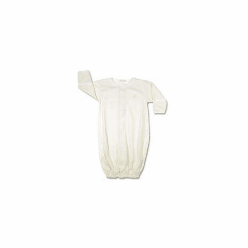 Kissy Kissy Homeward Gingham Chick Embroiderd Long Sleeve Convertible Gown 334-14chick