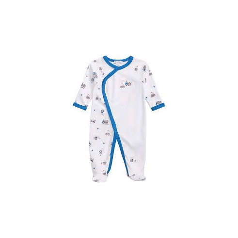 Kissy Kissy Honk Embroidered Footie S19H04Emb