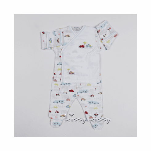 Kissy Kissy In The City Footed Pant Set S17404-21