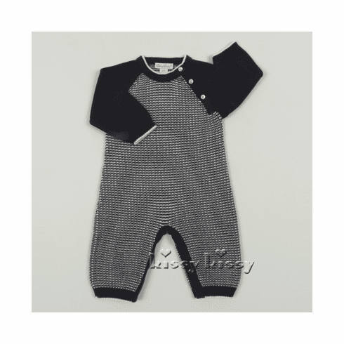 Kissy Kissy Indigo KNIT Playsuit F15L113W-PLnavy
