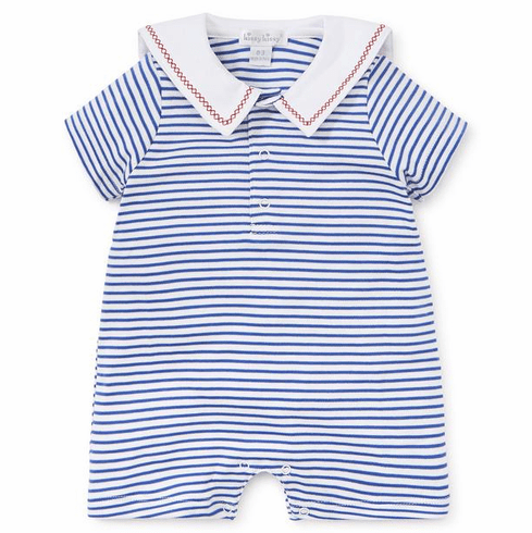 Kissy Kissy Infant Whales Short Playsuit with Collar S19IW23C